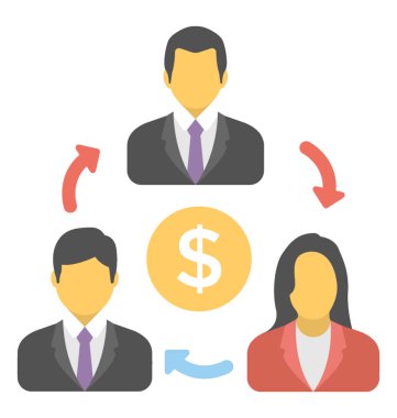  Ekip çalışması vektör simgesi