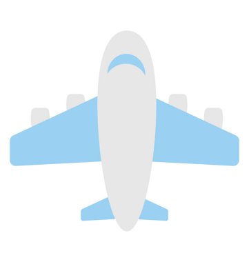  Uçak vektör simgesi