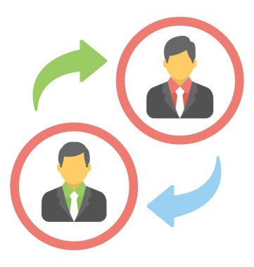  İşbirliği vektör simgesi