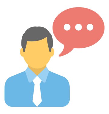  Vektör simge konuşmak