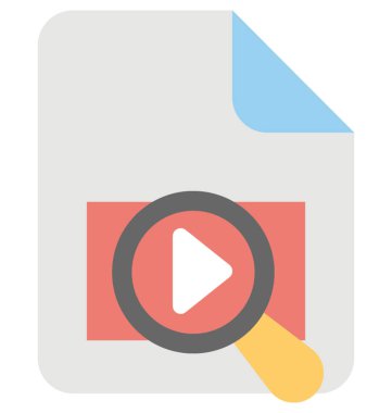  Online Video vektör simgesi