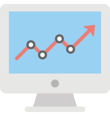  Web Analytics vektör simgesi