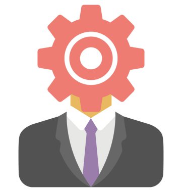  Düşünme vektör simgesi