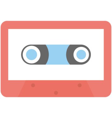  Kaset vektör simgesi