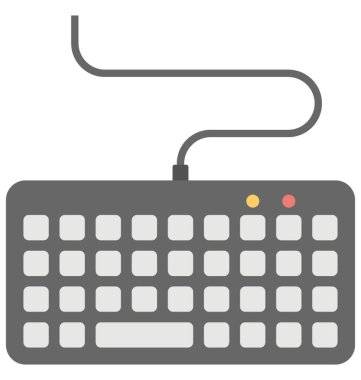  klavye vektör simgesi