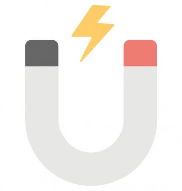  mıknatıs vektör simgesi