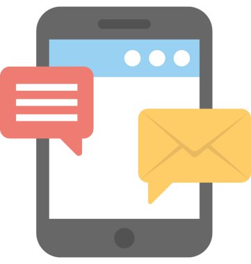  mobil uygulama vektör simgesi