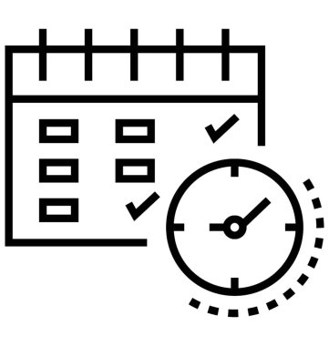  Son Tarih vektör simgesi