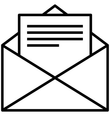  e-posta pazarlama vektör simgesi