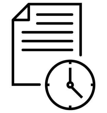  zaman yönetimi vektör simgesi