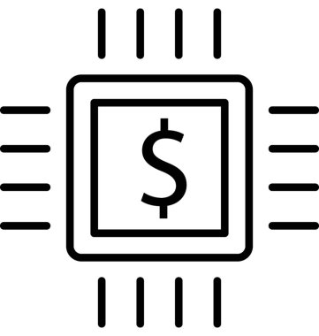  Dijital ödeme vektör simgesi