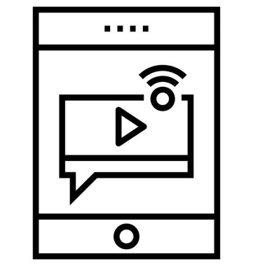  Tablet vektör simgesi