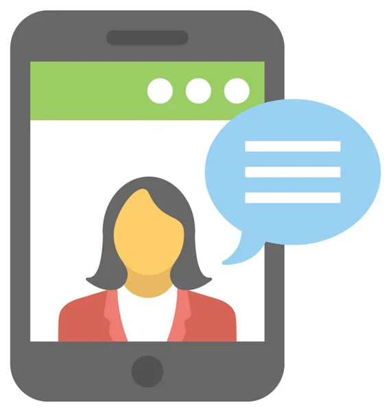 Livechat Vector Icon — Stockvector