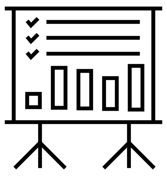 Planning Vector Icon — Stock Vector