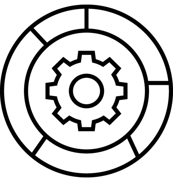 Data Management vektor symbol — Stock vektor