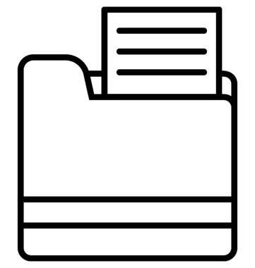  Dosya yönetimi vektör simgesi