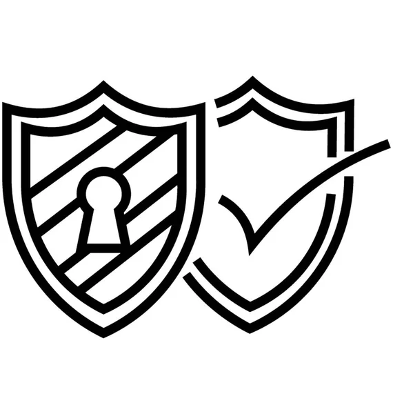 Ikona wektora ochrony danych — Wektor stockowy