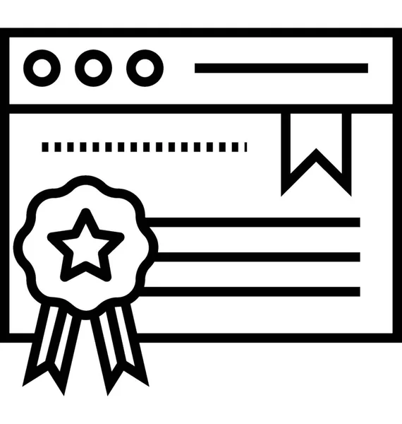 Pagina Ranking Vector Icon — Stockvector