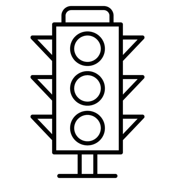 Traffic Control Vector Icon — Stock Vector