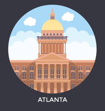  Atlanta vektör simgesi