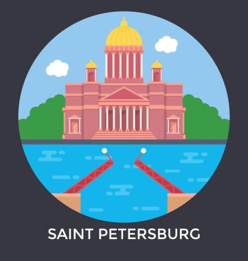  Saint Petersburg vektör simgesi