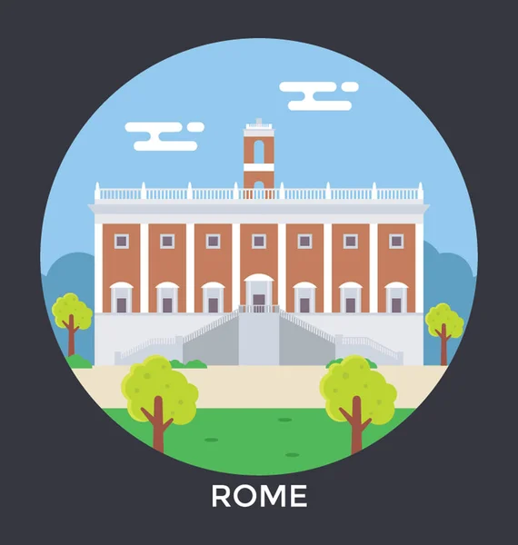 ローマのベクトルのアイコン — ストックベクタ