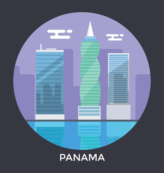 Panama-Vektorsymbol — Stockvektor