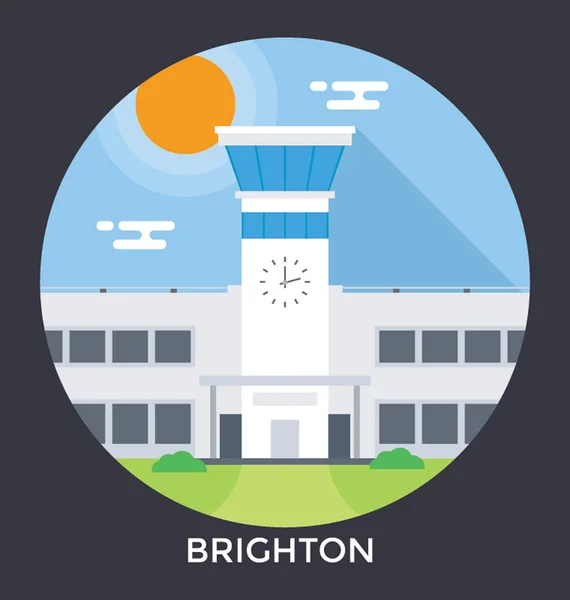 Brighton, Groot-Brittannië Vector Icon — Stockvector