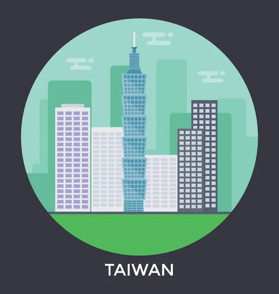 Taiwan Vector Icon — Stock Vector