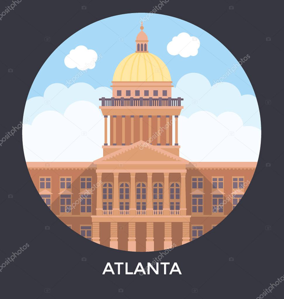  Atlanta Vector Icon