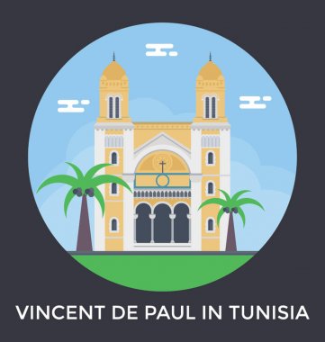  Vincent De Paul Tunus vektör simgesi