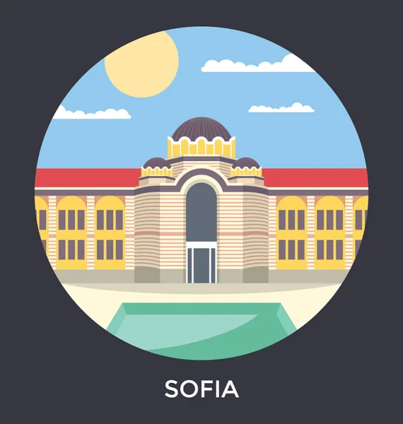 Sofia, Bułgaria wektor ikona — Wektor stockowy