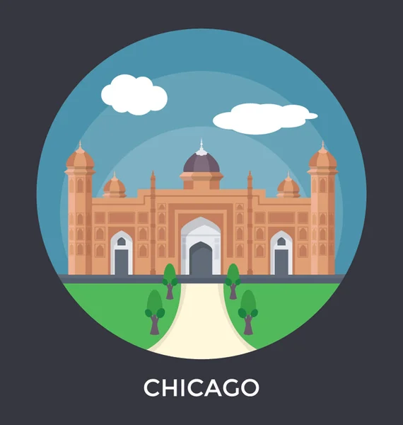 Чикаго векторної Icon — стоковий вектор