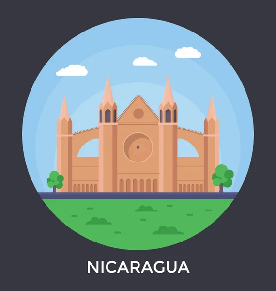 Icona vettoriale del Nicaragua — Vettoriale Stock