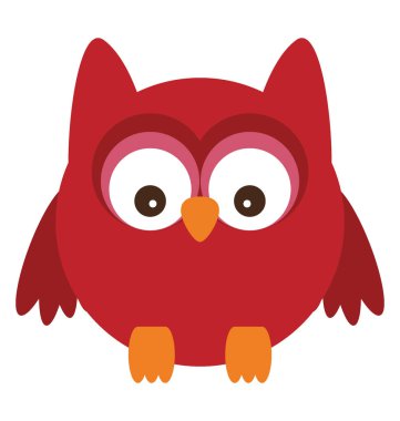  Baykuş vektör simgesi