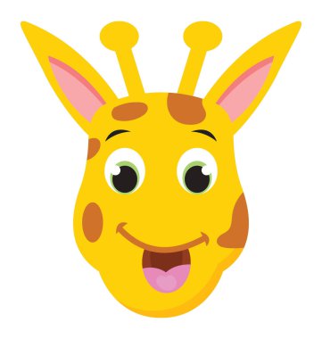  Zürafa vektör simgesi