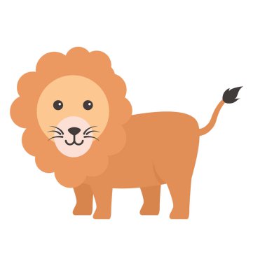  Aslan vektör simgesi