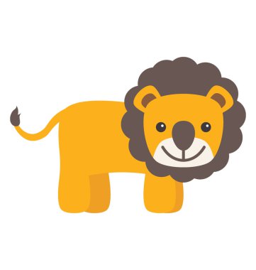  Aslan vektör simgesi