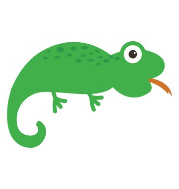  Kertenkele vektör simgesi