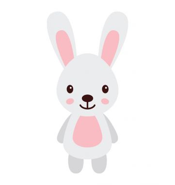  tavşan vektör simgesi