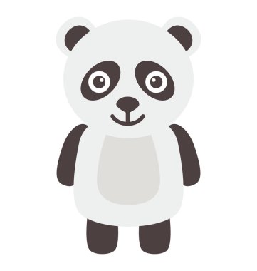  Panda vektör simgesi 