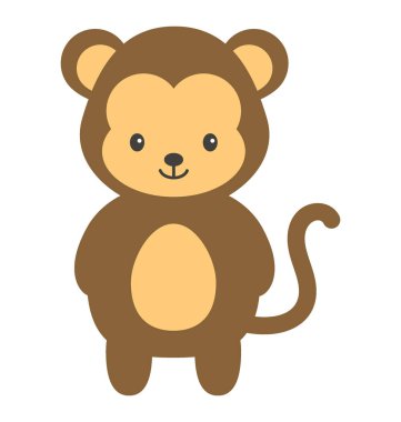  Maymun vektör simgesi