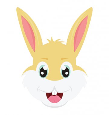  Tavşan vektör simgesi