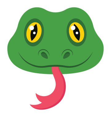  Yılan vektör simgesi