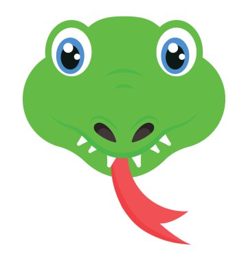  Yılan vektör simgesi