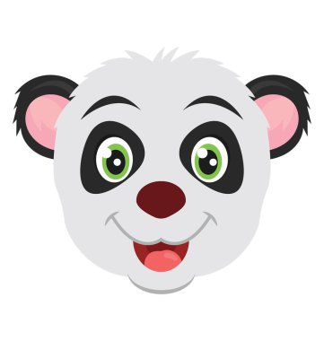  Panda vektör simgesi