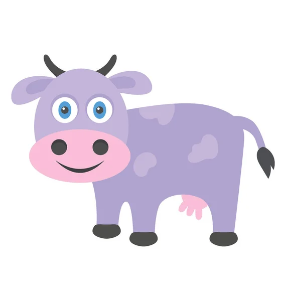 Vaca vector icono — Vector de stock