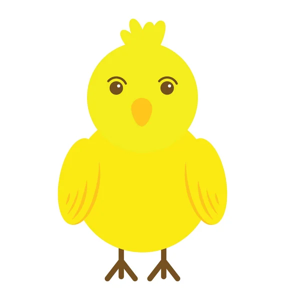 Chick Vector Icono — Vector de stock