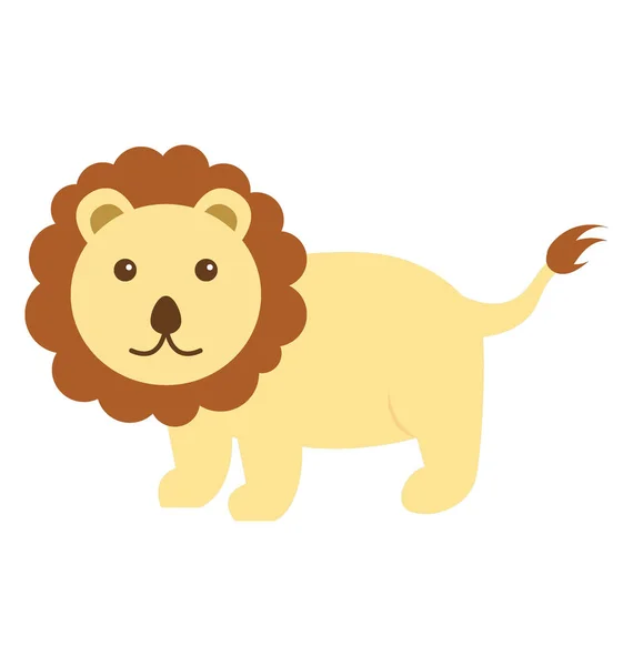 León vector icono — Vector de stock