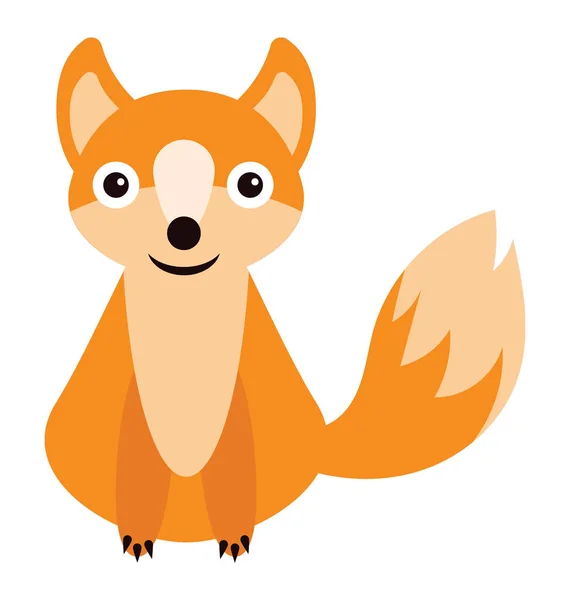 Fox Vector Icon — Stock Vector